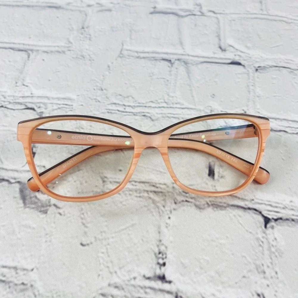 Etnia Barcelona LaRochelle Eyeglasses Sunglasses Frames Pink Brown 53-15-140